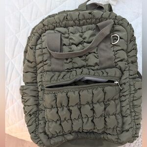 Stylish Olive Green Quilted Women's Bag